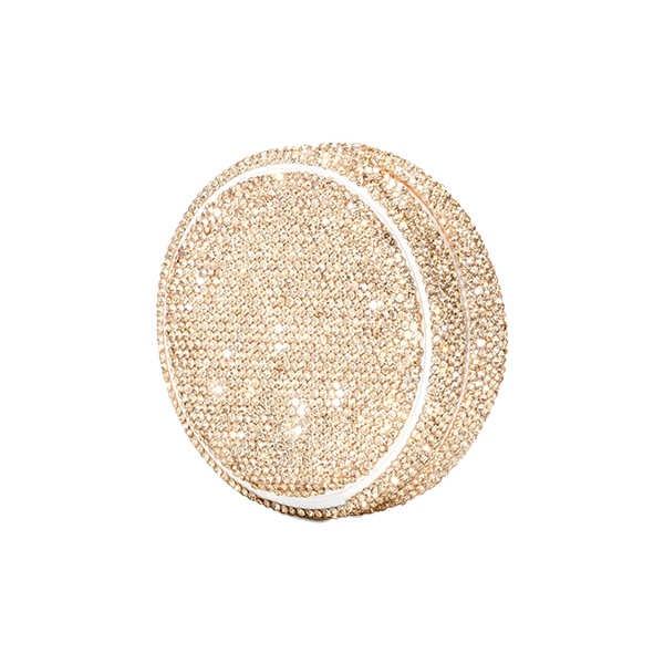 Kelly White Nicotine Pouch Glitter Refill Can Golden Kelly