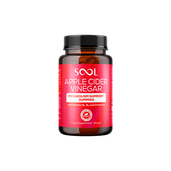 SOOL 500mg Apple Cider Vinegar Gummies - 60 Pieces Default Title