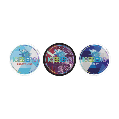 50mg Iceberg Extra Strong Nicotine Pouches - 20 Pouches Energy