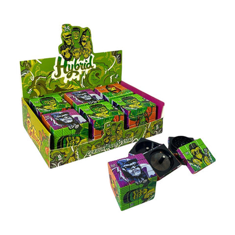 Gorilla Rolling Stars 50mm Plastic 4 Part Rubik Cube Grinder - GS1168(MF501-GRS) Default Title