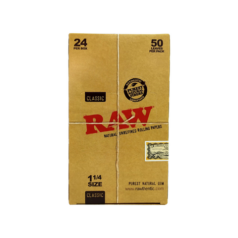 24 Raw Classic 1 1/4 Size Rolling Papers Default Title