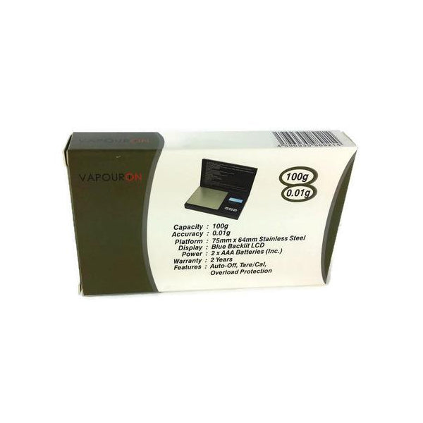 Vapouron Digital 0.01g - 100g Flip Top Scale (P-258 VP) Default Title