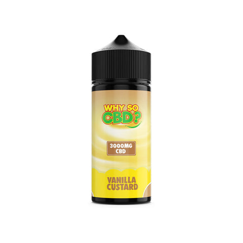 Why So CBD? 3000mg Full Spectrum CBD E-liquid 120ml Agent Apple