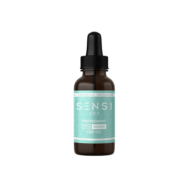 Sensi CBD 1500mg CBD Broad-Spectrum Tincture Oil 30ml (BUY 1 GET 1 FREE) Peppermint