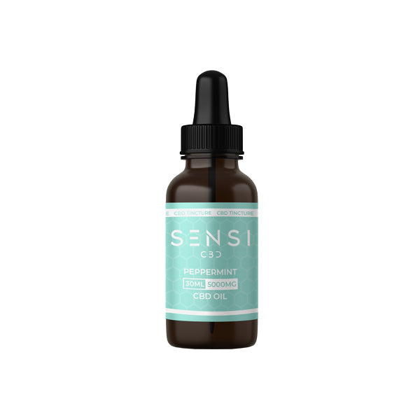 Sensi CBD 5000mg CBD Broad-Spectrum Tincture Oil 30ml (BUY 1 GET 1 FREE) Natural