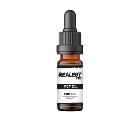 Realest CBD 500mg Broad Spectrum CBD 10ml MCT Oil (BUY 1 GET 1 FREE) Default Title