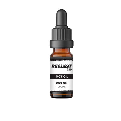 Realest CBD 800mg Broad Spectrum CBD 10ml MCT Oil (BUY 1 GET 1 FREE) Default Title