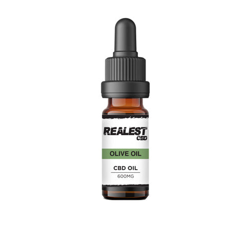 Realest CBD 600mg Broad Spectrum CBD 10ml Olive Oil (BUY 1 GET 1 FREE) Default Title