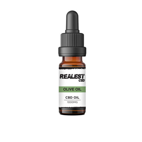 Realest CBD 1000mg Broad-Spectrum CBD 10ml Olive Oil (BUY 1 GET 1 FREE) Default Title