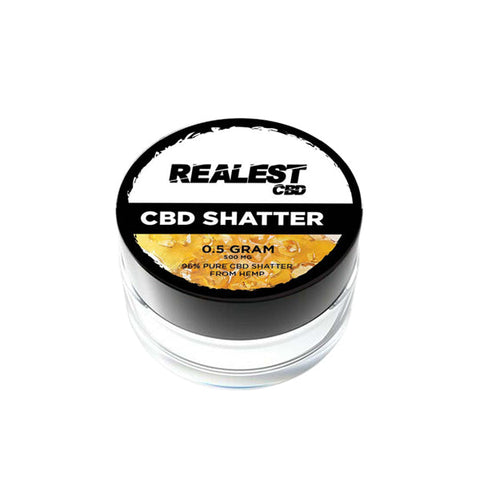 Realest CBD 500mg Broad Spectrum CBD Shatter (BUY 1 GET 1 FREE) Default Title