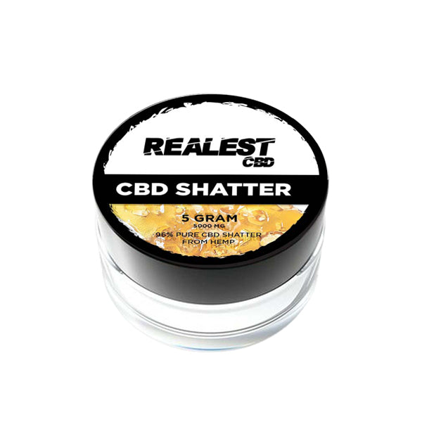 Realest CBD 5000mg Broad Spectrum CBD Shatter (BUY 1 GET 1 FREE) Default Title