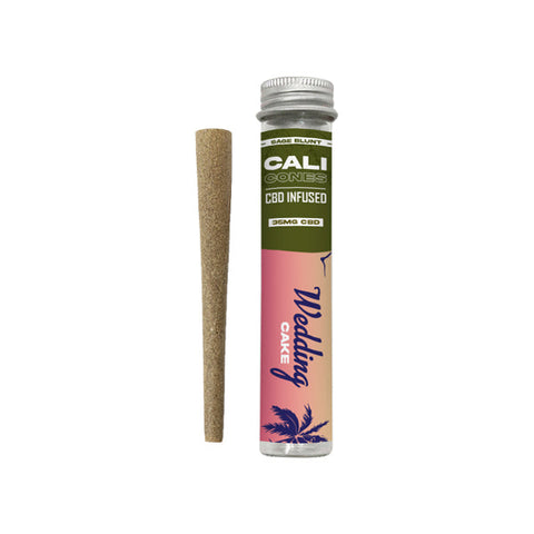 CALI CONES Sage 30mg Full Spectrum CBD Infused Cone - Wedding Cake Default Title