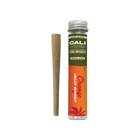 CALI CONES Sage 30mg Full Spectrum CBD Infused Cone - Orange Jelly Sunset Default Title
