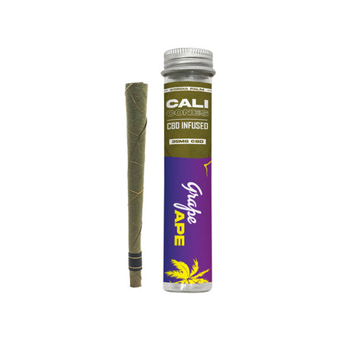 CALI CONES Cordia 30mg Full Spectrum CBD Infused Palm Cone - Grape Ape Default Title