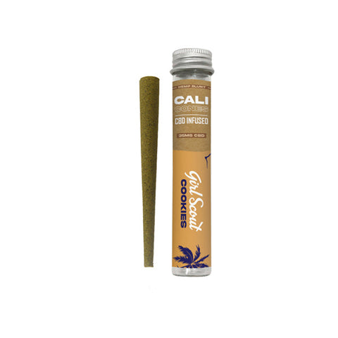CALI CONES Hemp 30mg Full Spectrum CBD Infused Cone - Girl Scout Cookies Default Title