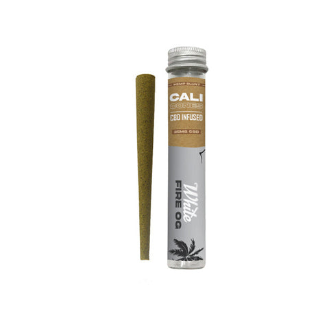 CALI CONES Hemp 30mg Full Spectrum CBD Infused Cone - White Fire OG Default Title