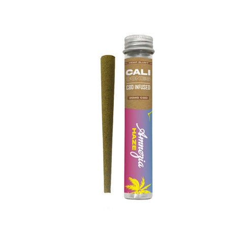 CALI CONES Hemp 30mg Full Spectrum CBD Infused Cone - Amnesia Haze Default Title