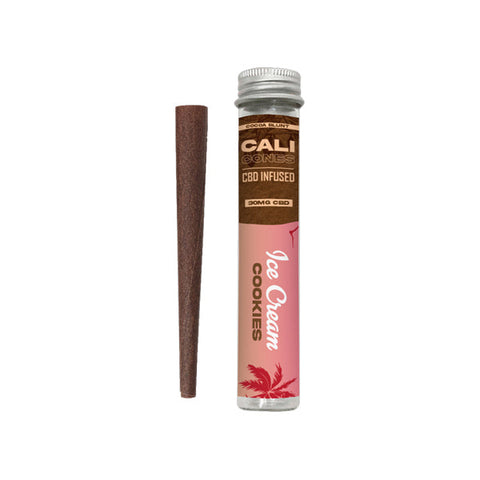 CALI CONES Cocoa 30mg Full Spectrum CBD Infused Cone - Ice Cream Cookies Default Title