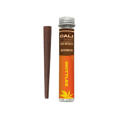 CALI CONES Cocoa 30mg Full Spectrum CBD Infused Cone - Skittlez Default Title