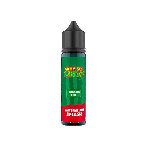 Why So CBD? 2000mg Full Spectrum CBD E-liquid 60ml Blue Slushy