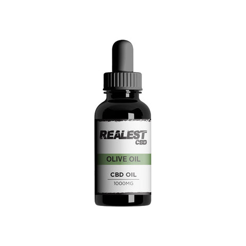 Realest CBD 1000mg Broad Spectrum CBD Olive Oil - 30ml (BUY 1 GET 1 FREE) Default Title