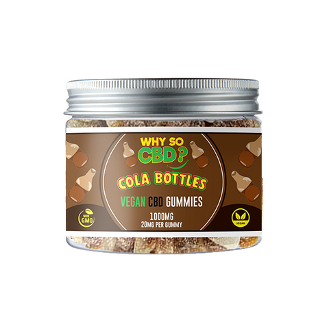 Why So CBD? 1000mg Broad Spectrum CBD Small Vegan Gummies - 11 Flavours Watermelon Slices