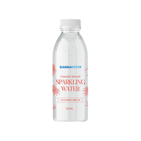 Cannawater Cannabis Infused Tangerine Dream Sparkling Water 250ml Default Title