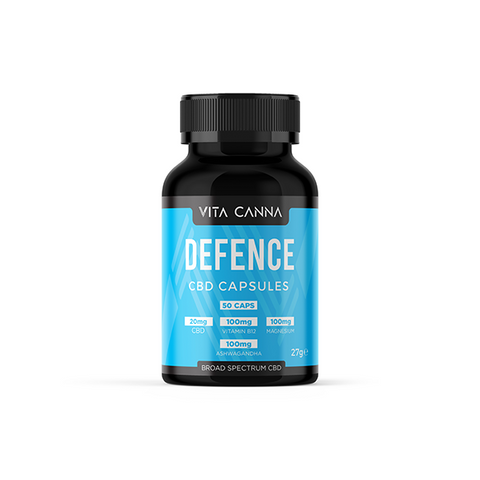 Vita Canna 1000mg Broad Spectrum Functional CBD Vegan Capsules - 50 Caps Clarity
