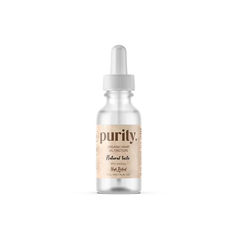 Purity 3000mg Full-Spectrum High Potency CBD Hemp Oil 30ml Orange Blossom