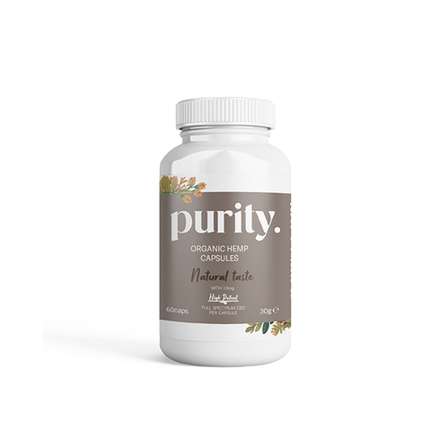 Purity 600mg Full-Spectrum High Potency CBD Capsules - 60 caps Default Title