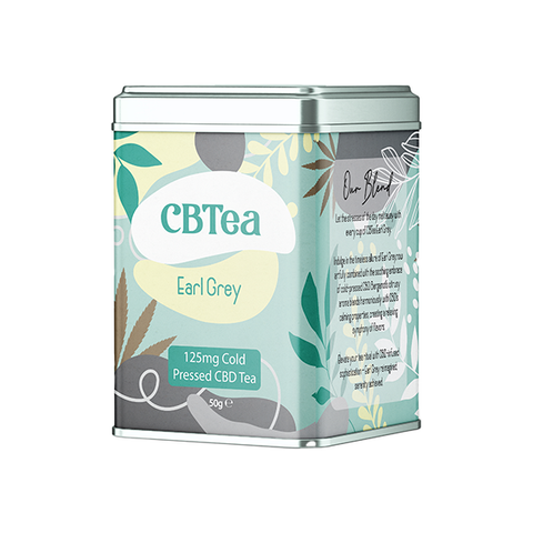 CBTea 125mg Cold Pressed Full Spectrum CBD Earl Grey - 50g Default Title
