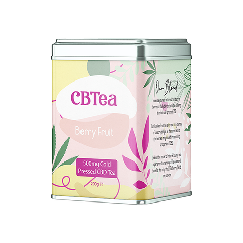 CBTea 500mg Cold Pressed Full Spectrum CBD Berry Fruit Tea - 200g Default Title