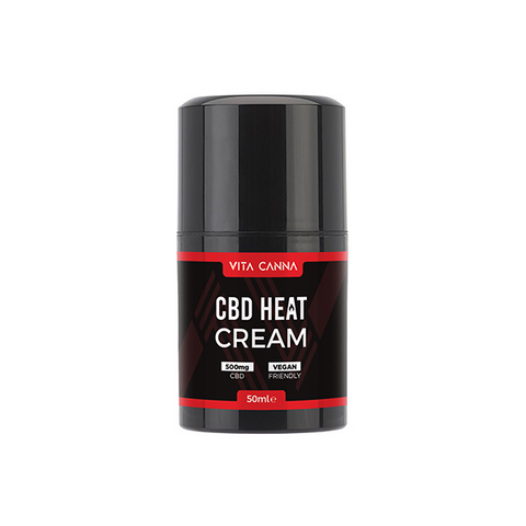 Vita Canna 500mg CBD Heating Cream 50ml Default Title