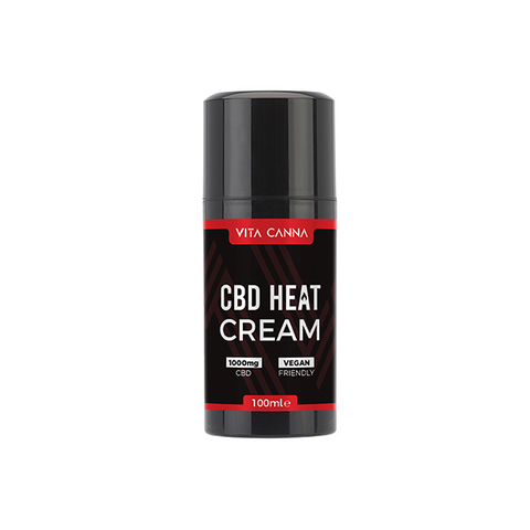 Vita Canna 1000mg CBD Heating Cream 100ml Default Title