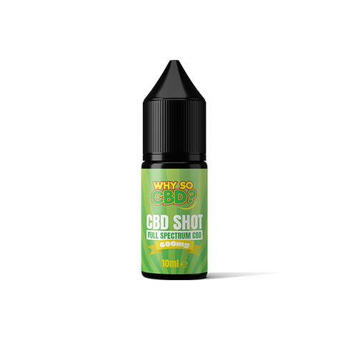 Why So CBD? 600mg Full Spectrum CBD Shot 10ml Default Title