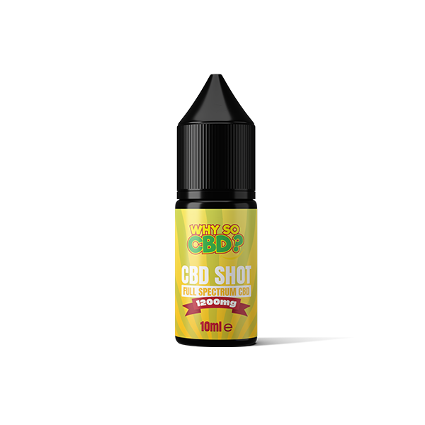 Why So CBD? 1200mg Full Spectrum CBD Shot 10ml Default Title