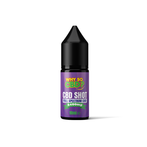 Why So CBD? 2400mg Full Spectrum CBD Shot 10ml Default Title