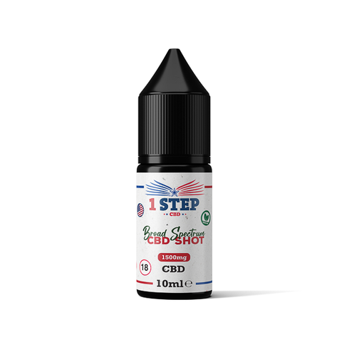 1 Step CBD 1500mg Broad Spectrum CBD Shot 10ml Default Title