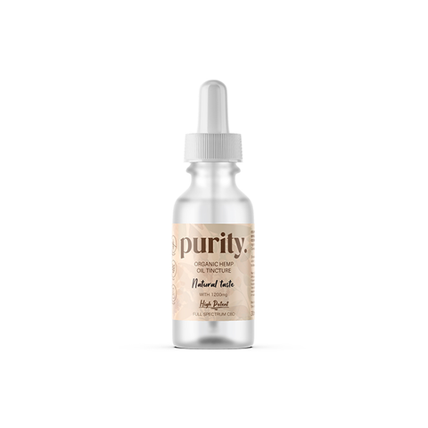 Purity 1200mg Full-Spectrum High Potency CBD Olive Oil 30ml Lemongrass