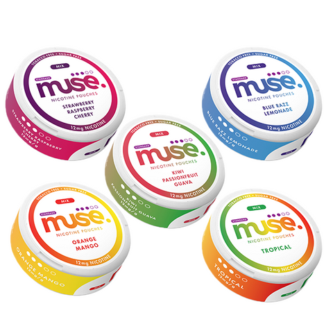 12mg Muse Nicotine Pouches (UK Made) - 20 Pouches Iron Brew