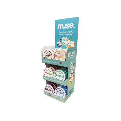 18mg Muse Nicotine Pouches CDU Bundle 30 Units + Free Stand Default Title