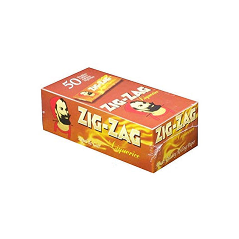 50 Zig-Zag Liquorice Regular Size Rolling Papers Default Title