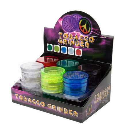 12 x 5 Parts Plastic Plain 60mm Grinder - HX224 Default Title