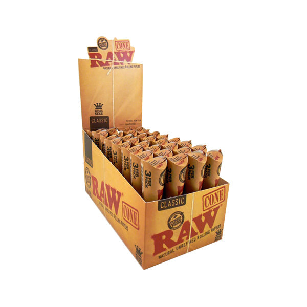 3 x 32 Raw Classic King Size Cones Default Title