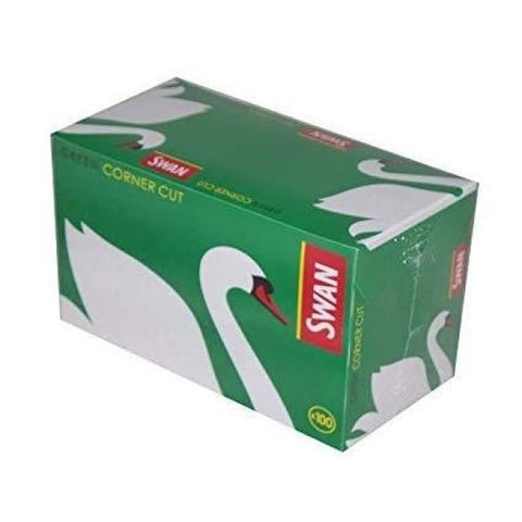 100 Swan Green Regular Corner Cut Rolling Papers Default Title