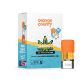Orange County CBD vape pod and packaging on a white background