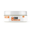 Jar of CBD Muscle Rub on a white background