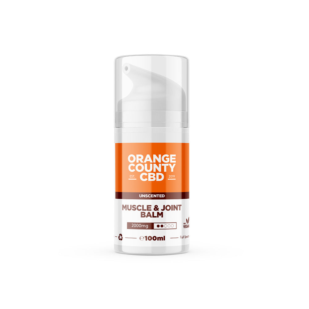 Orange County CBD Muscle & Joint Balm | 2000mg Broad Spectrum CBD | 100ml