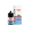 Orange County CBD Sunset Sherbet vape juice bottle and packaging on a white background