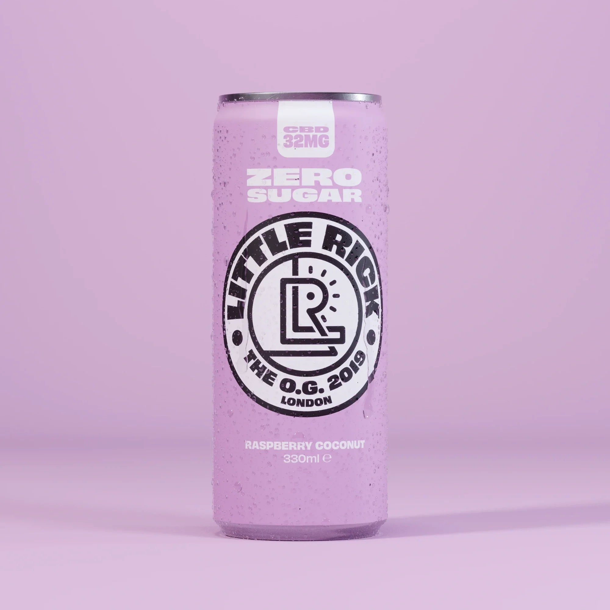 Little Rick Raspberry Coconut CBD Drink | Sparkling CBD Beverage